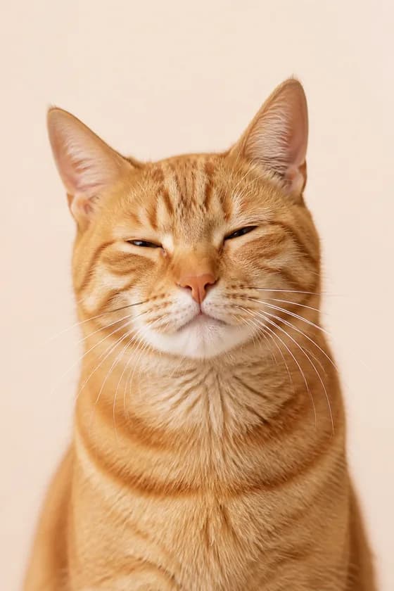 A ginger cat portrait