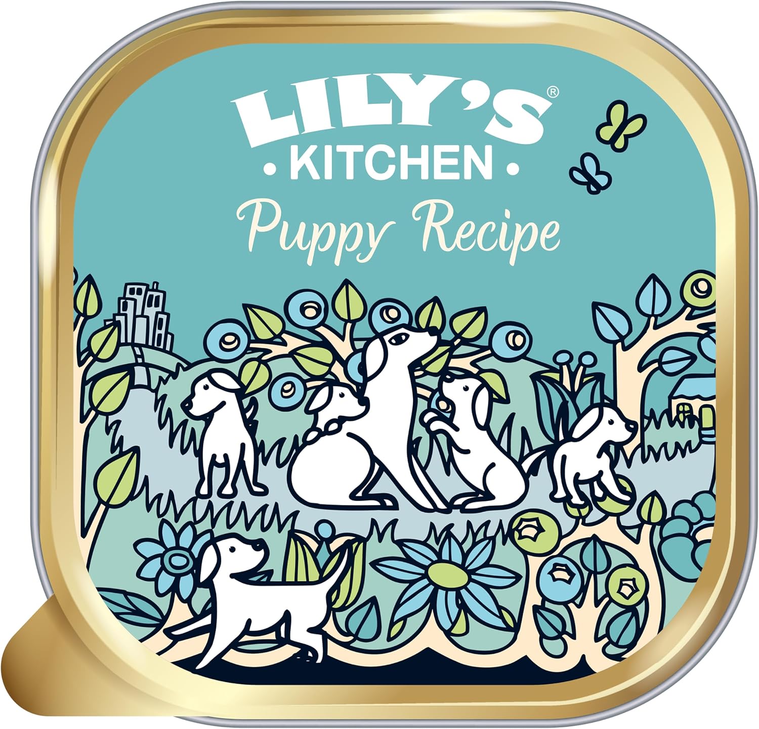 Lily's Kitchen Puppy Recipe Wet Dog Food Trays - Turkey & Duck (12 x 150g)