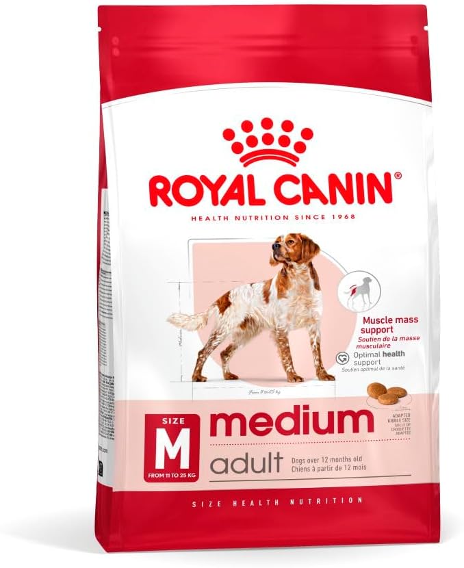 Royal Canin Medium Adult Dry Dog Food (15kg)